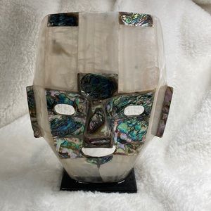 Abalone, Stone, Shell Face Mask, Mexico